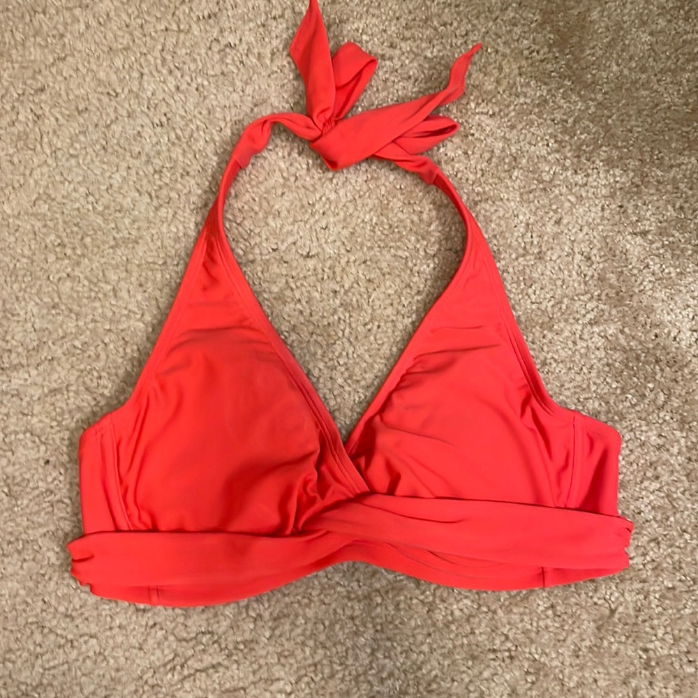 Athleta Sz 34b/c halter swim top